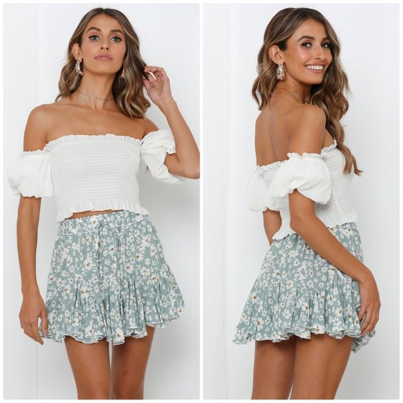 Hello Molly Tops - Hello Molly meet me at the crossroad crop top